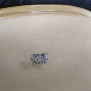 Bennett blue willow ware vintage platter